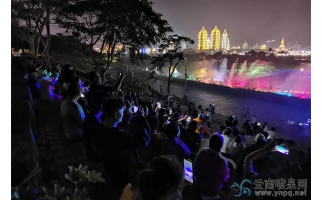 云南水幕電影：當音樂噴泉遇上《民法典》