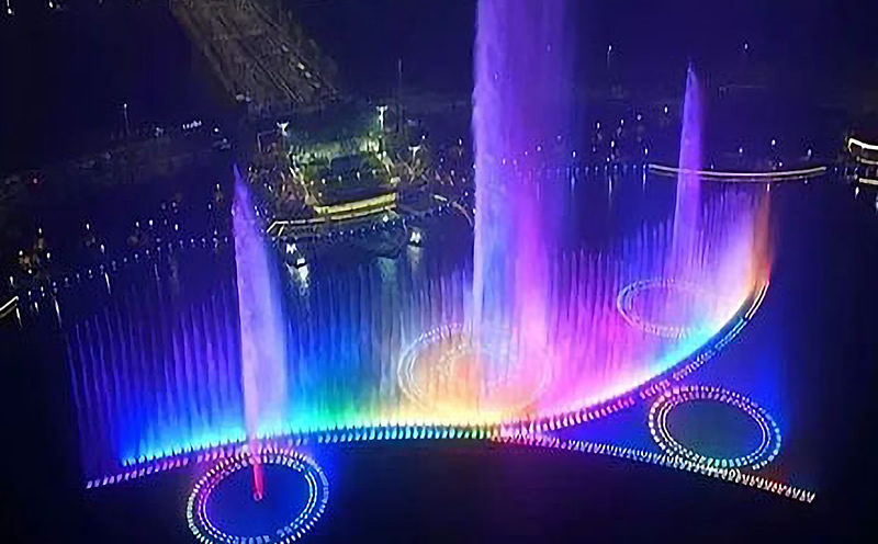 河南雙鶴湖中央公園大型音樂(lè)噴泉