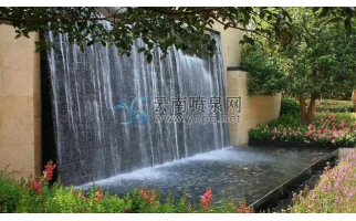 精美水景景觀欣賞——跌水水景
