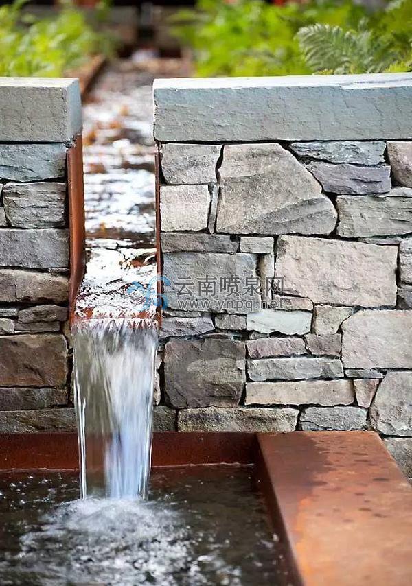 精美水景景觀欣賞——跌水水景