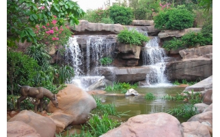 園林造景中人工假山流水瀑布的應(yīng)用—假山工程